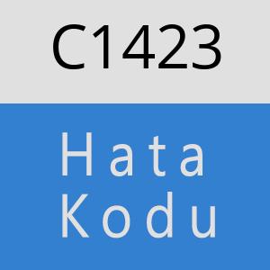 C1423 hatasi