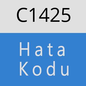 C1425 hatasi