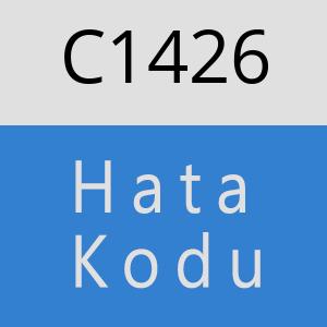 C1426 hatasi