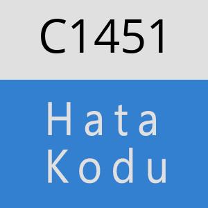 C1451 hatasi