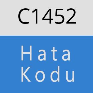 C1452 hatasi