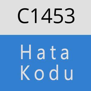 C1453 hatasi