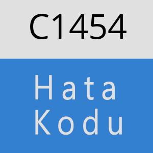 C1454 hatasi