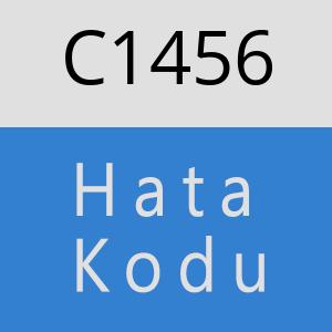 C1456 hatasi