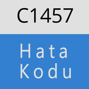 C1457 hatasi