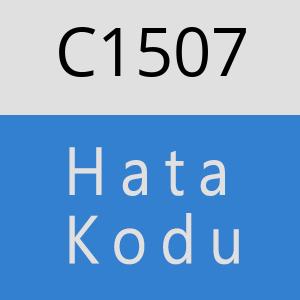 C1507 hatasi