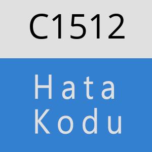 C1512 hatasi