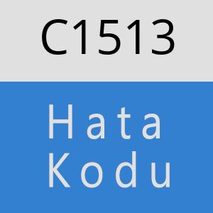 C1513 hatasi