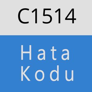 C1514 hatasi