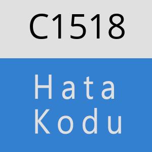 C1518 hatasi