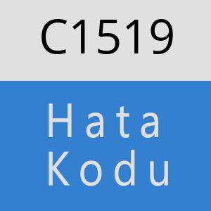C1519 hatasi