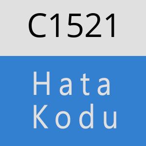 C1521 hatasi