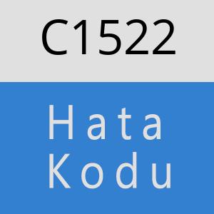 C1522 hatasi