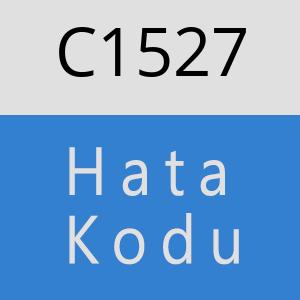 C1527 hatasi