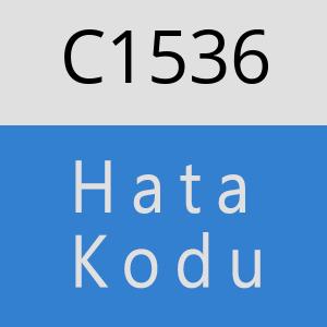 C1536 hatasi