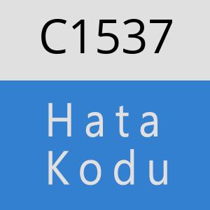 C1537 hatasi