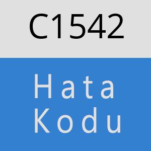 C1542 hatasi