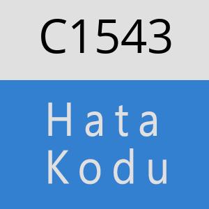 C1543 hatasi