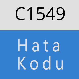 C1549 hatasi