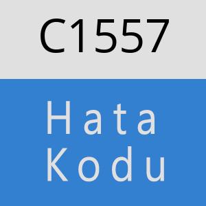 C1557 hatasi