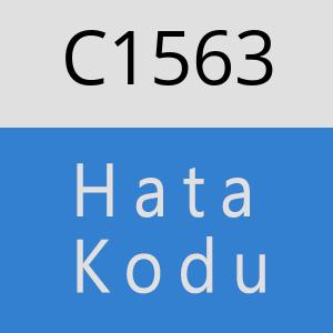 C1563 hatasi