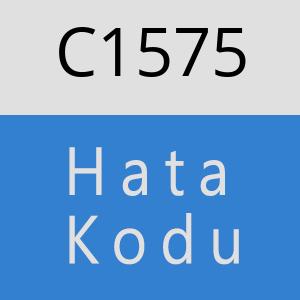 C1575 hatasi