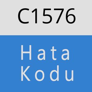 C1576 hatasi