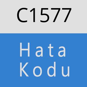 C1577 hatasi