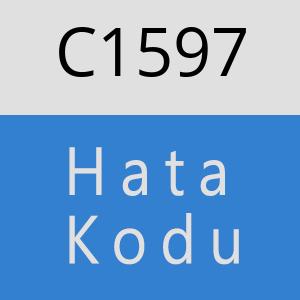 C1597 hatasi