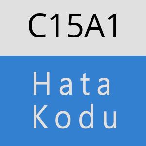 C15A1 hatasi