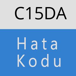 C15DA hatasi