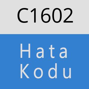 C1602 hatasi