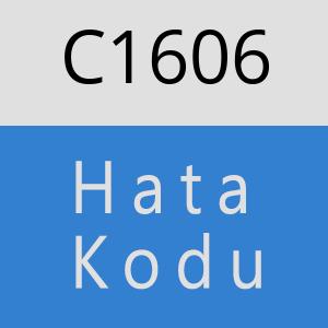 C1606 hatasi