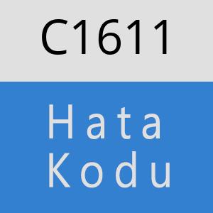 C1611 hatasi