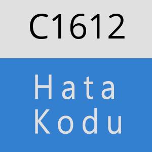 C1612 hatasi
