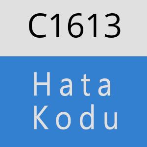 C1613 hatasi