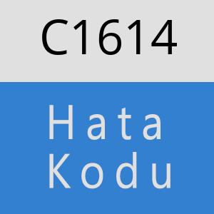 C1614 hatasi