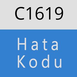 C1619 hatasi