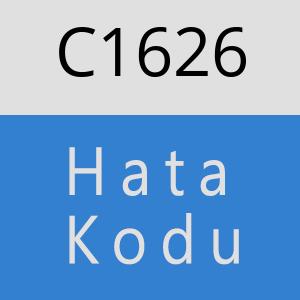 C1626 hatasi