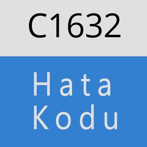 C1632 hatasi