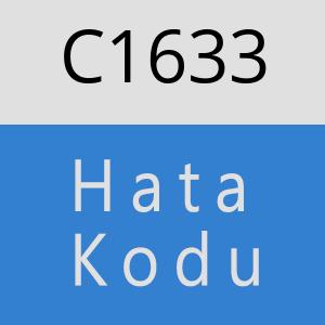 C1633 hatasi