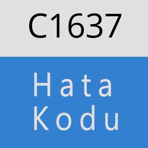 C1637 hatasi