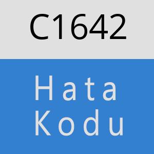 C1642 hatasi