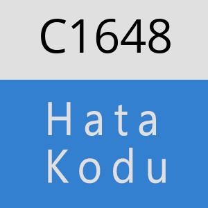 C1648 hatasi