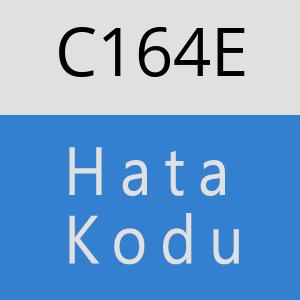 C164E hatasi