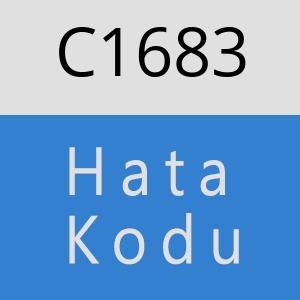 C1683 hatasi