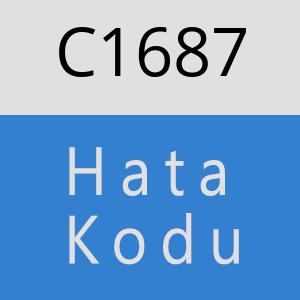 C1687 hatasi