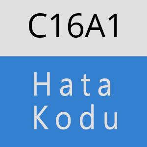 C16A1 hatasi