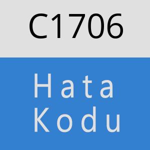 C1706 hatasi