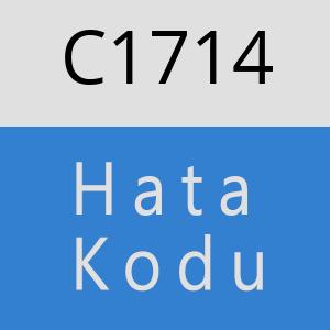 C1714 hatasi